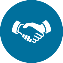 advocacy-tools-icon Photo of an icon depicting hands shaking