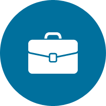 insurance-coding-icon Photo of an icon depicting a briefcase